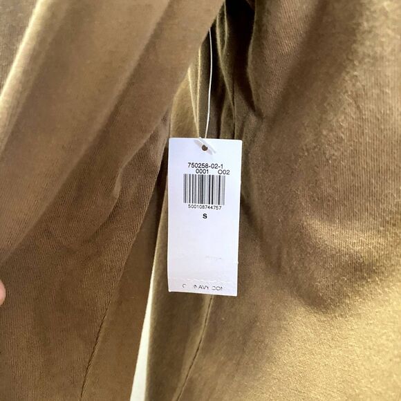 NWT Old‎ Navy EveryWear Puff Sleeve Top LS Tee Spiced Saffron Tan Size Small - Picture 4 of 6